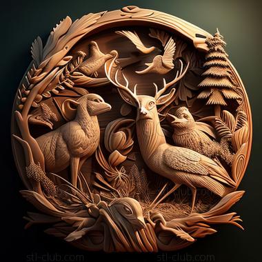 3D модель St Hunting Unlimited 4 игра (STL)